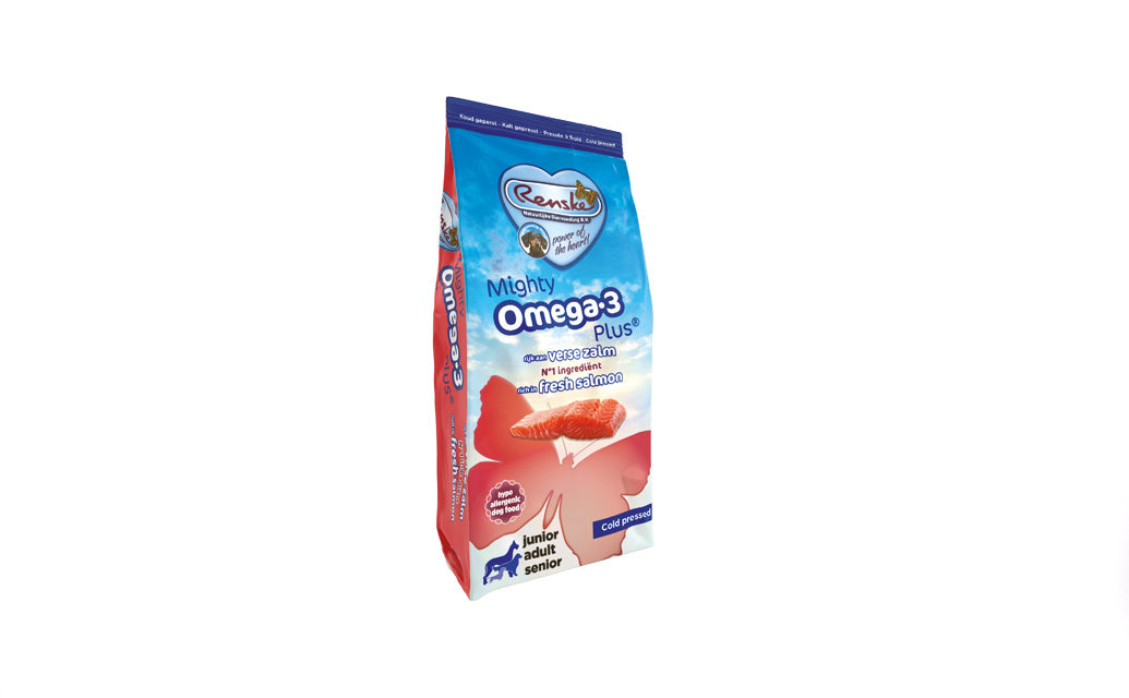 Renske Mighty Omega Plus Salmon Karma tłoczona na zimno ze świeżym łososiem