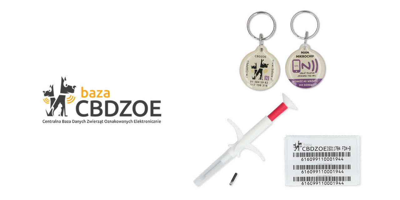 Mikroczip + zawieszka NFC – zestaw