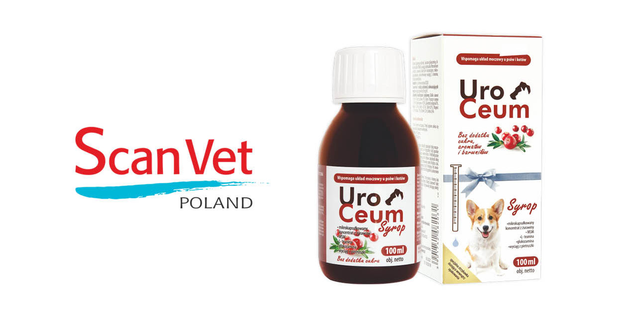 UroCeum Syrop z mikrokapsułkowaną żurawiną– nowość od ScanVet Poland