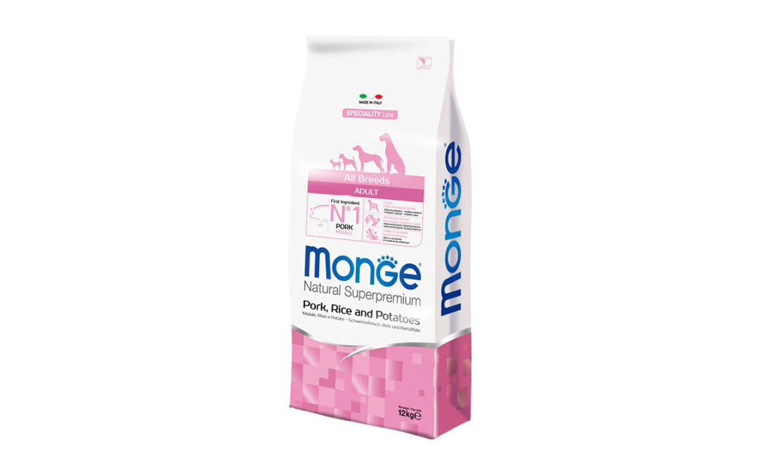 Zasmakuj w karmach Monge Natural Superpremium wieprzowina